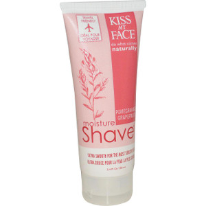 Kiss My Face, Moisture Shave, Pomegranate Grapefruit, 3.4 fl oz (100 ml) (5 PACK)