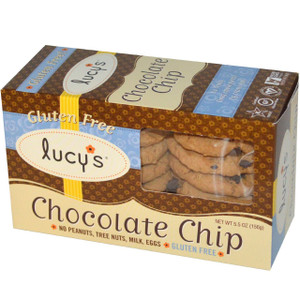 Lucys, Chocolate Chip Cookies, Gluten Free, 5.5 oz (156 g) (Discontinued Item)
