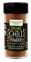 3 PACK of Frontier Co-Op Organic Chili Powder -- 1.94 oz