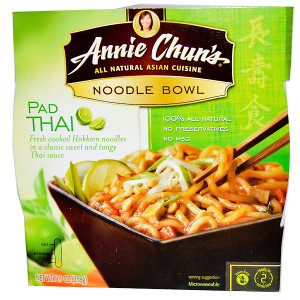 3 PACK of Annie Chuns Noodle Bowl Pad Thai -- 8.1 oz