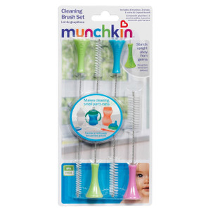 Munchkin, Cleaning Brush Set, 4 Piece Kit