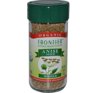 3 PACK of Frontier Natural Products, Organic Anise Seed, Whole, 1.50 oz (42 g)
