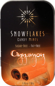 Snowflakes Candy Mints Sugar Free Cinnamon - 1.76 oz