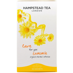 Hampstead Tea, Camomile, Organic Herbal Infusion, 20 Sachets, 0.88 oz (25 g)