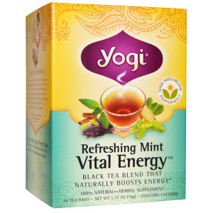 Yogi Tea, Vital Energy, Refreshing Mint, 16 Tea Bags, 1.27 oz (36 g)