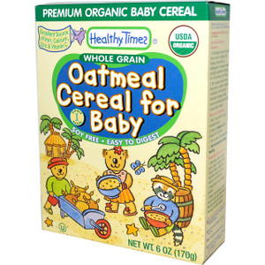 Healthy Times, Organic Cereal for Baby, Oatmeal, 8 oz (227 g)