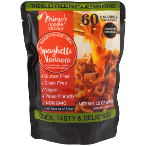 Miracle Noodle, Ready-to-Eat Meal, Spaghetti Marinara, 10 oz (280 g)