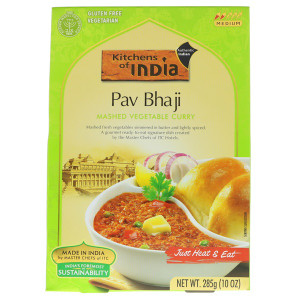 Kitchens of India, Pav Bhaji, Mashed Vegetable Curry, Medium, 10 oz (285 g)
