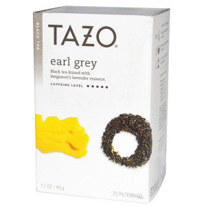 3 PACK of Tazo Earl Grey Black Tea -- 20 Tea Bags