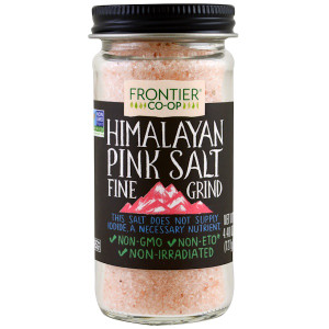 3 PACK of Frontier Natural Products, Himalayan Pink Salt, Fine Grind, 4.48 oz (127 g)