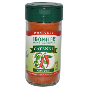 3 PACK of Frontier Co-Op Organic Cayenne Ground -- 1.7 oz