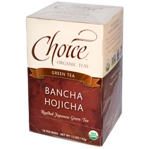 Choice Organic Teas, Green Tea, Organic, Bancha Hojicha, 16 Tea Bags, 1.1 oz  (32g)