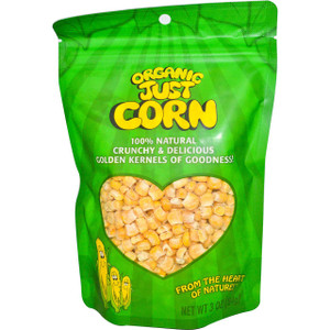 3 PACK of Karens Naturals, Organic Just Corn, 3 oz (84 g)