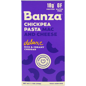 Banza, Deluxe Rich & Creamy Cheddar Mac & Cheese Elbows, 7.7 oz (218g)