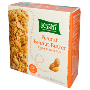 3 PACK of Kashi Chewy Granola Bar Peanut Peanut Butter -- 6 Bars