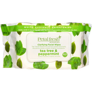 Petal Fresh, Clarifying Facial Wipes, Tea Tree & Peppermint, 60 Wipes (5 PACK)