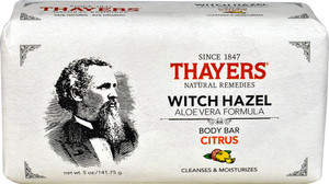 Thayers Witch Hazel Aloe Vera Formula Body Bar Citrus - 5 oz
