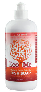 3 PACK of Eco-Me Dish Soap Citrus Berry -- 16 fl oz