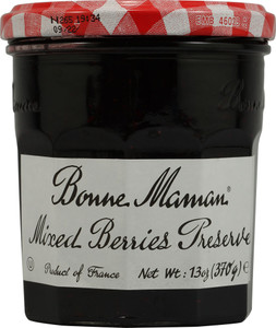 3 PACK of Bonne Maman Preserves Mixed Berries -- 13 oz