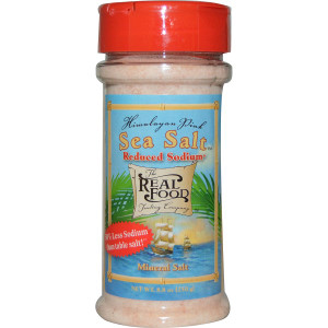 3 PACK OF FunFresh Foods, The Real Food, Himalayan Pink Sea Salt, Reduced Sodium, 8.8 oz (250 g)