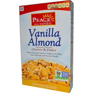 Peace Cereal, Clusters & Flakes, Vanilla Almond, 11 oz (312 g)