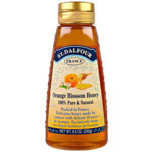St. Dalfour, Orange Blossom Honey, 8.5 oz (250 g)