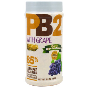 Bell Plantation, PB2, Powdered Peanut Butter with Grape, 6.5 oz (184 g)