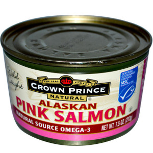 3 PACK of Crown Prince Natural, Pink Salmon, 7.5 oz (213 g)