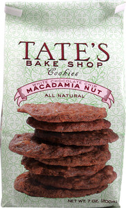 3 PACK of Tates Bake Shop Cookies White Chocolate Chip Macadamia Nut -- 7 oz