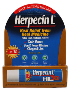 Herpecin-L, HL Lip Protectant Sunscreen and Cold Sore Lip Balm Stick - 0.1 oz