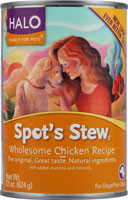 Halo Purely For Pets, Spots Stew for Dogs,  Wholesome Chicken - 22 oz