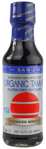 3 PACK of San-J Organic Reduced Sodium Gluten Free Tamari Soy Sauce -- 10 fl oz