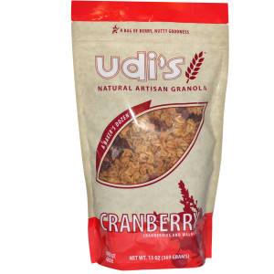 Udis, Natural Artisan Granola, Cranberry, 13 oz (369 g)