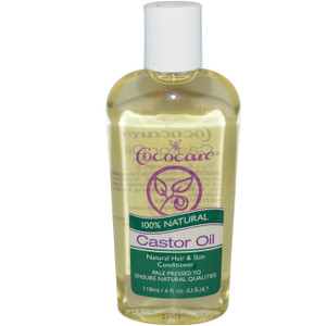 Cococare, 100% Natural Castor Oil, 4 fl oz (118 ml) (5 PACK)