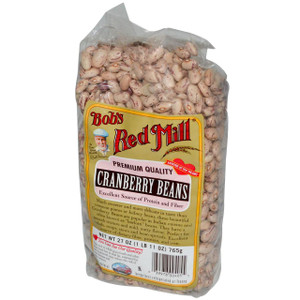 Bobs Red Mill, Heritage Beans, Cranberry, 27 oz (765 g)