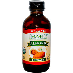 3 PACK of Frontier Natural Products, Organic Almond Extract, 2 fl oz (59 ml)