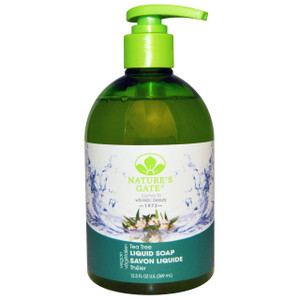 Natures Gate, Liquid Soap, Tea Tree, 12.5 fl oz (369 ml)