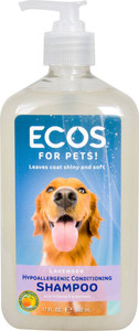 3 PACK of Earth Friendly ECOS For Pets Hypoallergenic Conditioning Shampoo Lavender -- 17 fl oz