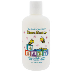 Sierra Bees, Baby Lotion with Manuka Honey, Unscented, 8.8 fl oz (260 ml)