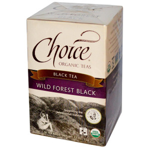 Choice Organic Teas, Organic Wild Forest, Black Tea, 16 Tea Bags, 1.1 oz (32 g)