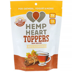 Manitoba Harvest, Hemp Heart Toppers, Hemp Seed Mix, Maple & Cinnamon, 4.4 oz (125 g)