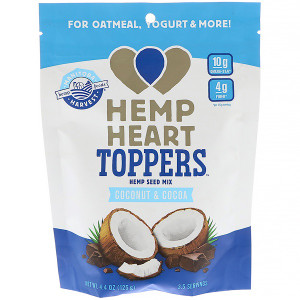 Manitoba Harvest, Hemp Heart Toppers, Hemp Seed Mix, Coconut & Cocoa, 4.4 oz (125 g)