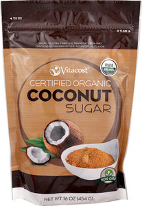 Vitaco Certified Organic Coconut Sugar - Gluten Free and Non-GMO - 16 oz (454 g)