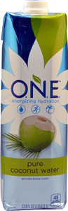 O.N.E., Pure Coconut Water - 33.8 fl oz