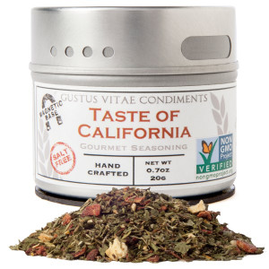 Gustus Vitae, Gourmet Seasoning, Taste of California, 0.7 oz (20 g)