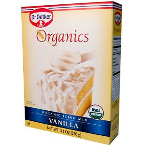 European Gourmet Bakery, Organic Icing Mix, Vanilla, 11.3 oz (320 g)