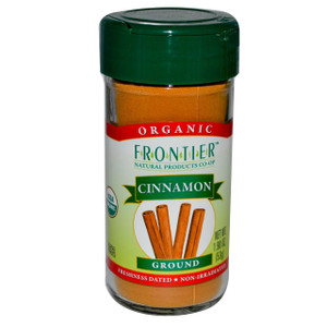 3 PACK of Frontier Co-op Organic Cinnamon Ground -- 1.9 oz