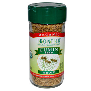 Frontier Natural Products, Organic Cumin Seed, Whole, 1.68 oz (47 g)