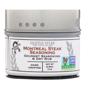 Gustus Vitae, Gourmet Seasoning, Montreal Steak Seasoning, 2.5 oz (71 g)