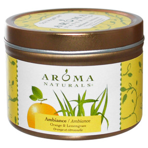 3 PACK of Aroma Naturals, Soy VegePure, Ambiance, Orange & Lemongrass, 2.8 oz (79.38 g)